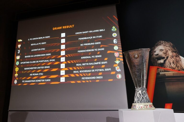 OITAVAS DE FINAL DA LIGA EUROPA. TEMPORADA 2022. 2023.