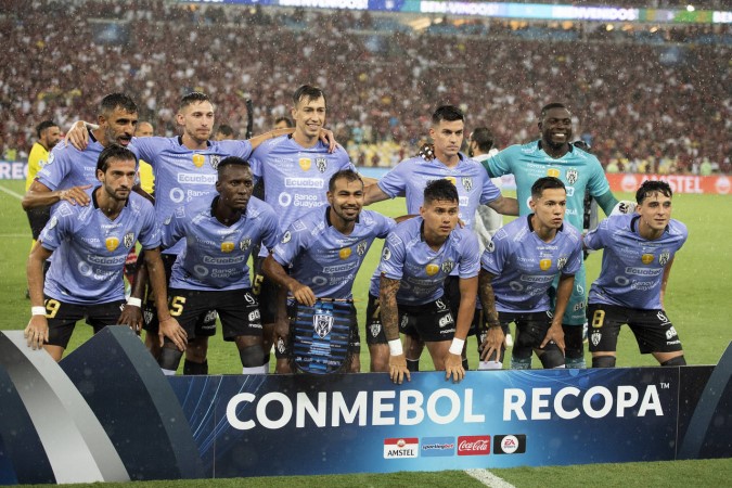 RECOPA SUL-AMERICANA DE 2023. FINAL. JOGO DE VOLTA. SEGUNDA PARTIDA. INDEPENDIENTE DEL VALLE. EQUADOR. CAMPEÃO. FLAMENGO-RJ. BRASIL. VICE-CAMPEÃO.