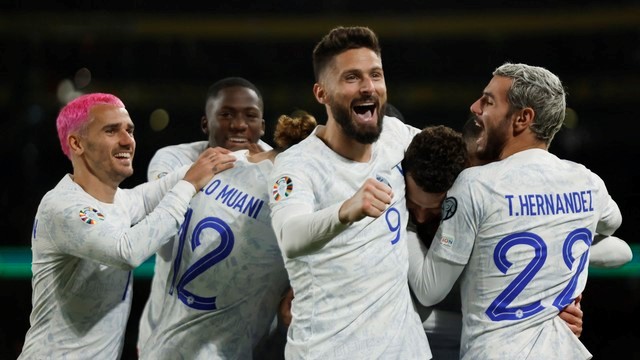 ELIMINATÓRIAS DA EUROCOPA DE 2024. PRIMEIRA FASE. SEGUNDA FASE. FRANÇA. IRLANDA.