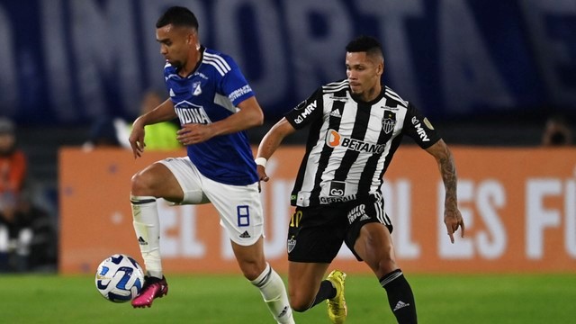 TAÇA LIBERTADORES DA AMÉRICA DE 2023. TERCEIRA FASE. JOGO DE IDA. PRIEMIRA PARTIDA. ATLÉTICO-MG. BRASIL. MILLONARIOS. COLÔMBIA.