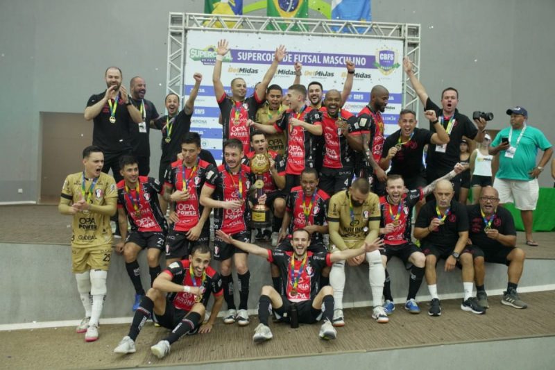 FINAL FUTSAL. SUPERCOPA. CAMPEÃO. JEC. JOINVILLE ESPORTE CLUE-SC. SOROCABA-SP. VICE-CAMPEÃO.