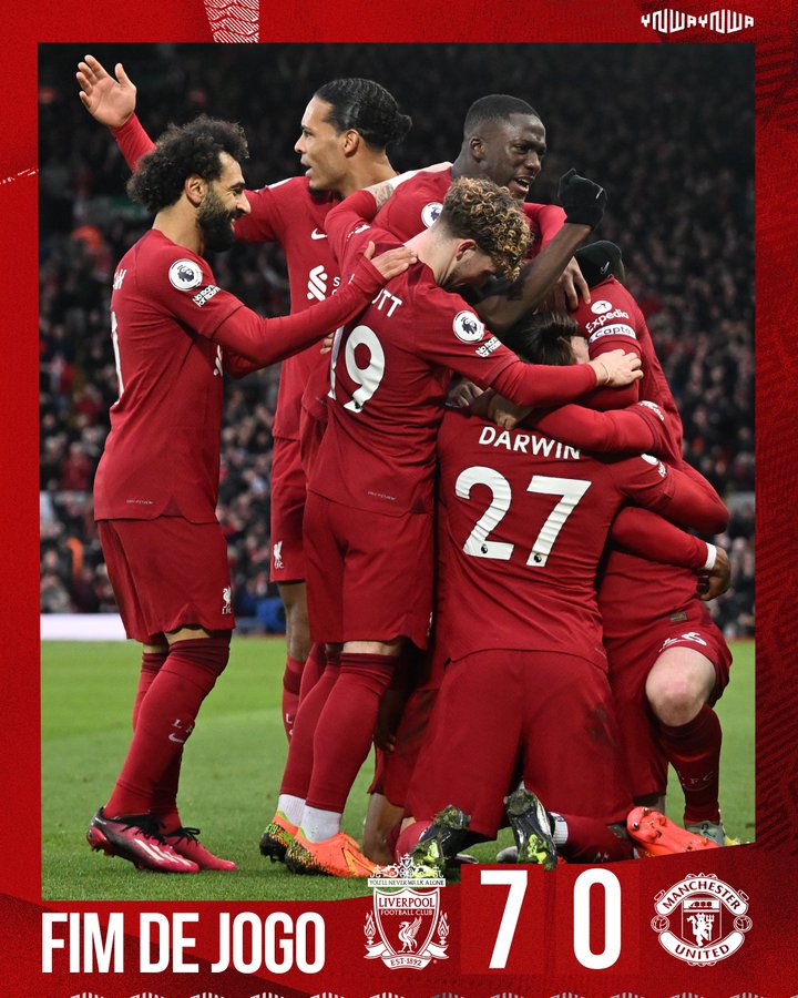 PREMIER LEAGUE. CAMPEONATO INGLÊS. PRIMEIRA FASE. VIGÉSIMA SEXTA RODADA. LIVERPOOL. INGLATERRA. MANCHESTER UNITED. INGLATERRA.