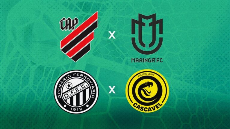 CAMPEONATO PARANAENSE DE 2023. SEMIFINAL. JOGOS DE IDA. JOGOS DE VOLTA. ATHLETICO-PR. MARINGÁ-PR. FUTEBOL CLUBE CASCAVEL-PR. OPERÁRIO-PR.