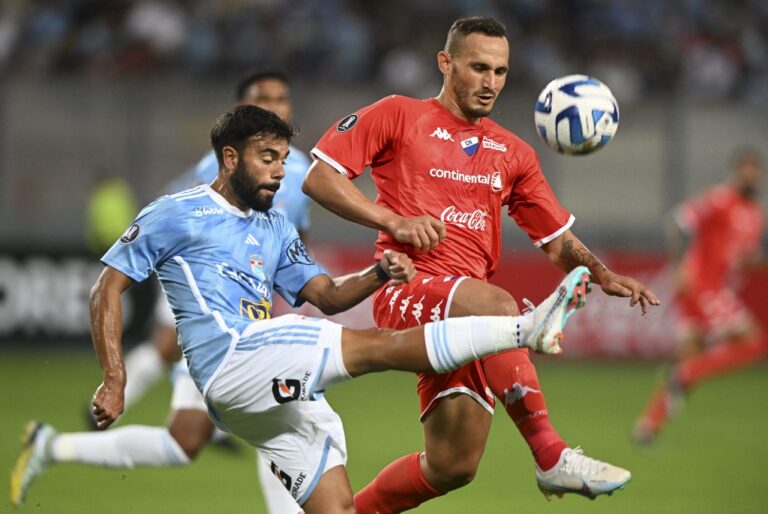 TAÇA LIBERTADORES DA AMÉRICA DE 2023. SEGUNDA FASE. JOGO DE VOLTA. SEGUNDA PARTIDA. SPORTING CRISTAL. PERU. CLASSIFICADO. NACIONAL. PARAGUAI. ELIMINADO. TERCEIRA FASE. SPORTING CRISTAL. PERU. CONTRA. HURACÁN. ARGENTINA. OU. BOSTON RIVER. URUGUAI.