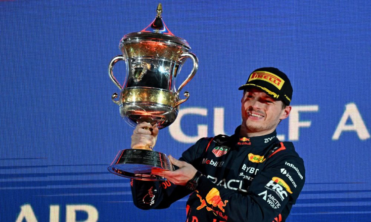 MAX VERSTAPPEN. RBR. VITÓRIA GRANDE PRÊMIO DO BAHREIN.