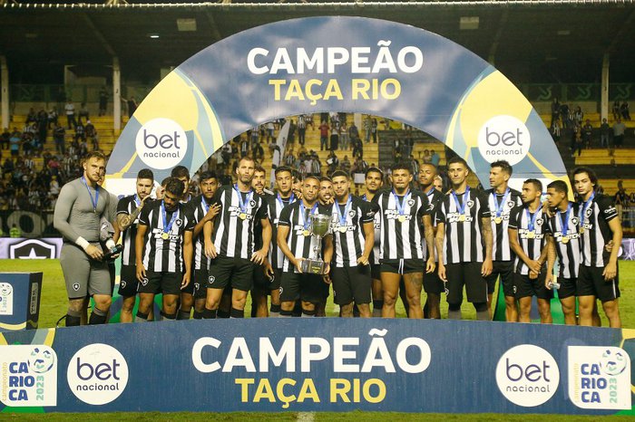 CAMPEONATO CARIOCA DE 2023. TAÇA RIO DE 2023. FINAL. JOGO DE VOLTA. SEGUNDA PARTIDA. BOTAFOGO-RJ. CAMPEÃO. OCTACAMPEÃO. AUDAX-RJ. VICE-CAMPEÃO.