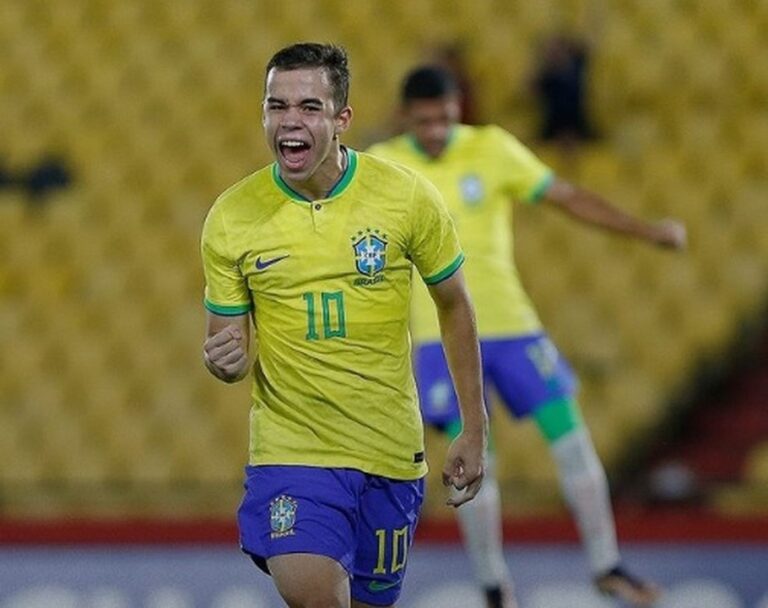 COPA SUL-AMERICANO SUB-17 DE 2023. PRIMEIRA FASE. GRUPO A. TERCEIRA RODADA. BRASIL. COLÔMBIA.