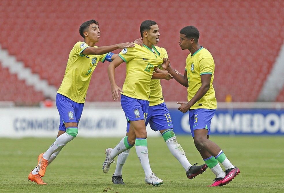 CAMPEONATO SUL-AMERICANO SUB-17 DE 2023. HEXAGONAL FINAL. SEGUNDA RODADA. BRASIL. PARAGUAI.
