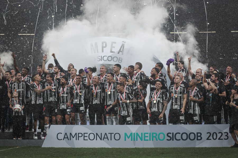 CAMPEONATO MINEIRO DE 2023. JOGO DE VOLTA. SEGUNDA PARTIDA. ATLÉTICO-MG. CAMPEÃO. TETRACAMPEÃO. QUADRAGÉSIMO OITAVO TÍTULO.