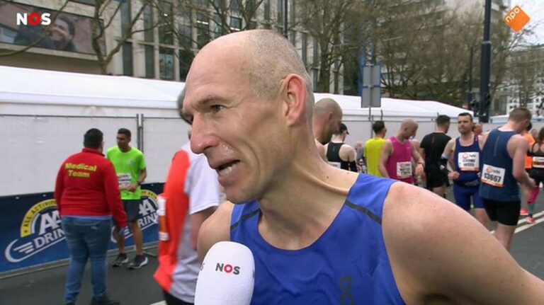 ARJEN ROBBEN. MARATONISTA. ROTERDAM. HOLANDA.