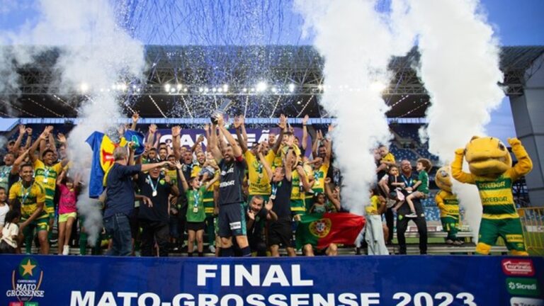CAMPEONATO MATO-GROSSENSE DE 2023. FINAL. JOGO DE VOLTA. SEGUNDA PARTIDA. CUIABÁ-MT. CAMPEÃO. DÉCIMA SEGUNDA VEZ. DODECACAMPEÃO. UNIÃO RONDONÓPOLIS-MT.VICE-CAMPEÃO.