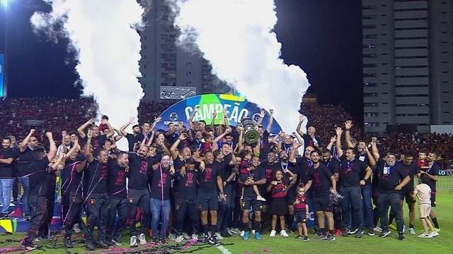 CAMPEONATO PERNAMBUCANO DE 2023. FINAL. JOGO DE VOLTA. SEGUNDA PARTIDA. SPORT-PE. CAMPEÃO. QUADRAGÉSIMA TERCEIRA VEZ. RETRÔ-PE. VICE-CAMPEÃO.