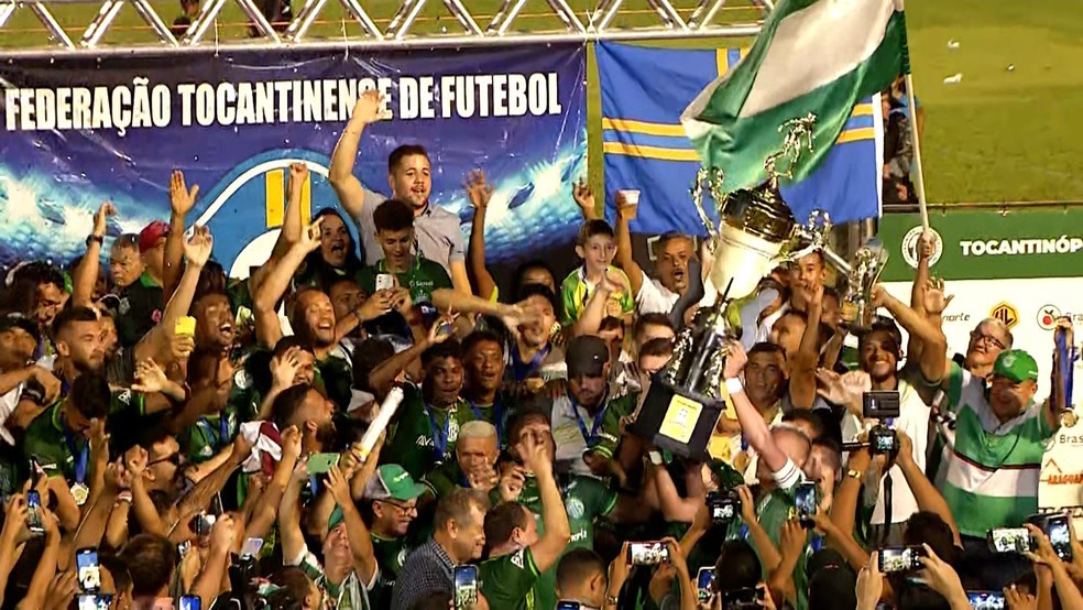CAMPEONATO TOCANTINENSE DE 2023. FINAL. JOGO DE VOLTA. SEGUNDA PARTIDA. TOCANTINÓPOLIS-TO. HEXACAMPEÃO. CAPITAL-TO. VICE-CAMPEÃO.