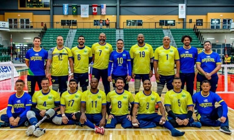 SELEÇÃO BRASILEIRA. VÔLEI SENTADO. VAGA PARIS. 2024. PARALIMPIADAS.