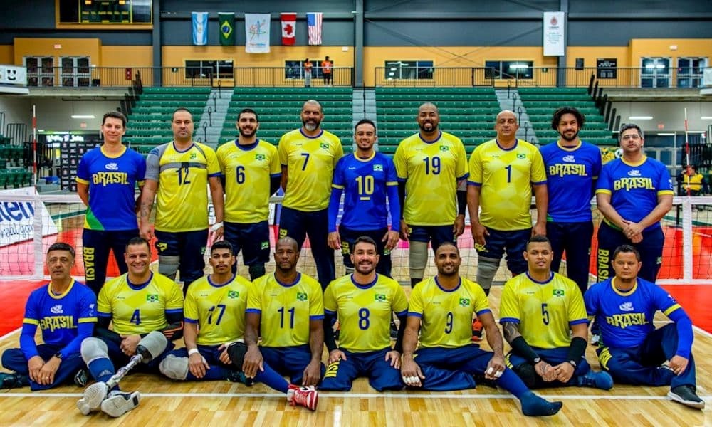 SELEÇÃO BRASILEIRA. VÔLEI SENTADO. VAGA PARIS. 2024. PARALIMPIADAS.