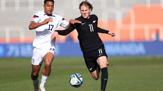 COPA DO MUNDO SUB-20 DE 2023. OITAVAS DE FINAL. JOGO ÚNICO. PARTIDA ÚNICA. ESTADOS UNIDOS. CLASSIFICADO. NOVA ZELÂNDIA. ELIMINADO. QUARATS DE FINAL. JOGO ÚNICO. PARTIDA ÚNICA. ESTADOS UNIDOS. CONTRA. URUGUAI OU GÂMBIA.