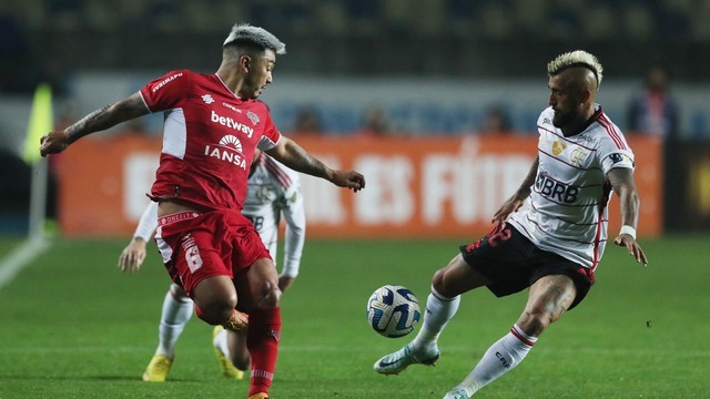 TAÇA LIBERTADORES DA AMÉRICA DE 2023. FASE DE GRUPOS. QUARTA RODADA. GRUPO A. ÑUBLENSE. CHILE. FLAMENGO-RJ. BRASIL.