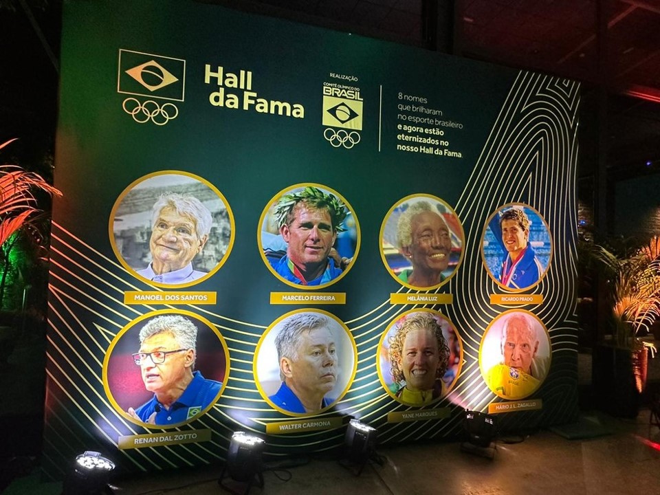 HALL DA FAMA. SETE PERSONALIDADES DO ESPORTE.