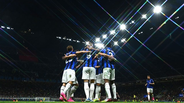 LIGA DOS CAMPEÕE SDA EUROPA. TEMPORADA 2022.2023. SEMIFINAL. JOGO DE IDA. INTERNAZIONALE DE MILÃO. ITÁLIA. MILAN. ITÁLIA.