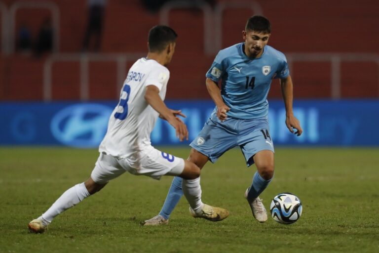 COPA DO MUNDO SUB-20 DE 2023. OITAVAS DEFINAL. JOGO ÚNICO. PARTIDA ÚNICA. ISRAEL. CLASSIFICADO. UZBEQUISTÃO. ELIMINADO. QUARTAS DE FINAL. ISRAEL. CONTRA. BRASIL OU TUNÍSIA.