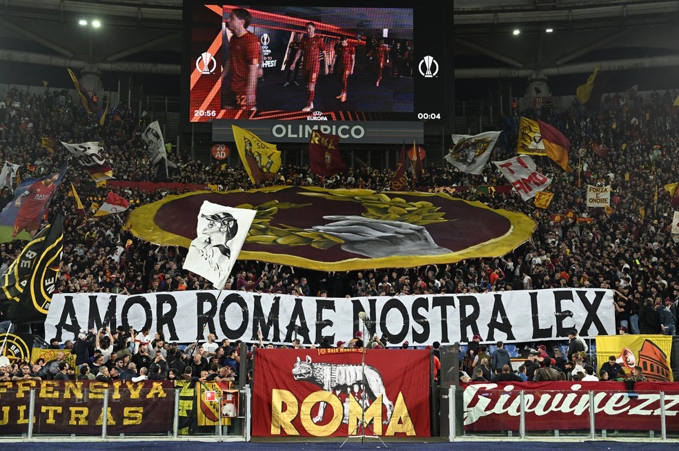 LIGA EUROPA. TEMPORADA 2022.2023. SEMIFINAL. JOGO DE IDA. PRIMEIRA PARTIDA. ROMA. ITÁLIA. BAYER LEVERKUSEN. ALEMANHA.