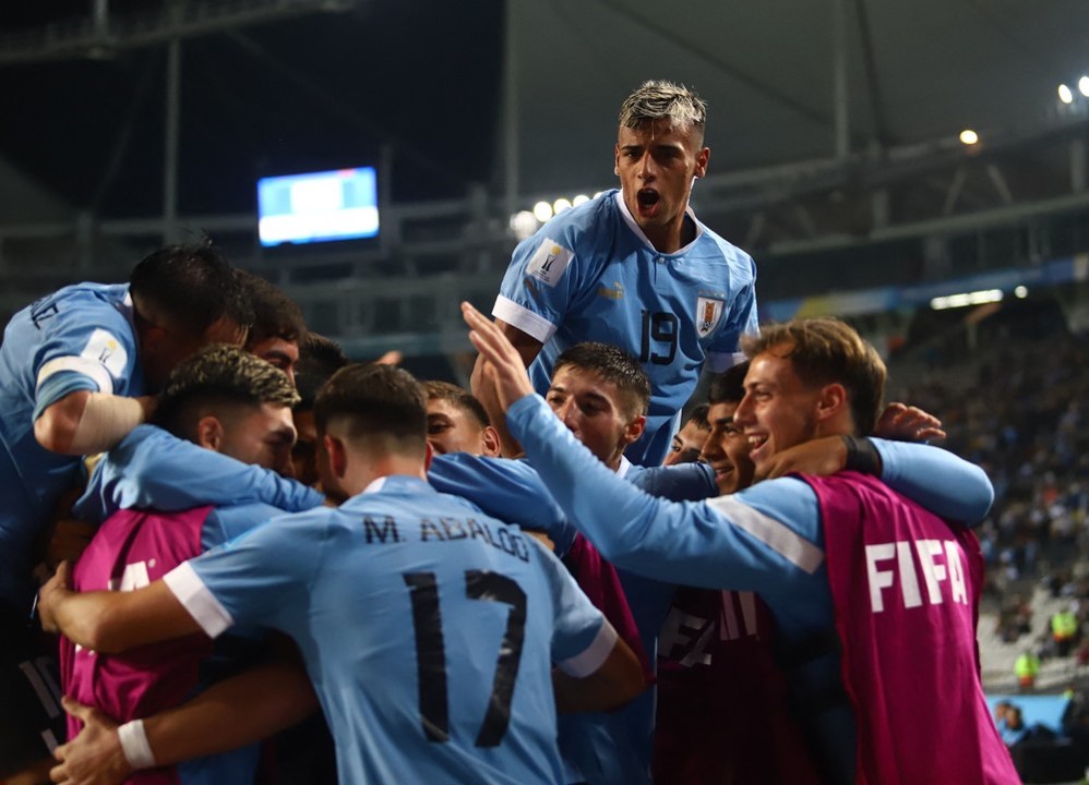 COPA DO MUNDO SUB-20 DE 2023. PRIMEIRA FASE. PRIMEIRA RODADA. GRUPO E. URUGUAI. INGLATERRA. TUNÍSIA. IRAQUE.