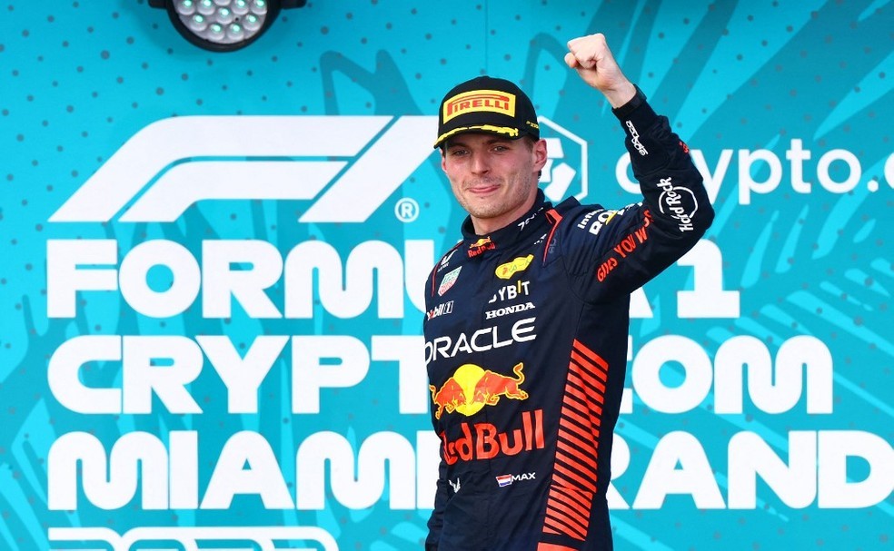 GRANDE PRÊMIO DOS ESTADOS UNIDOS. MIAMI. MAX VERSTAPPEN. VITÓRIA. RBR.