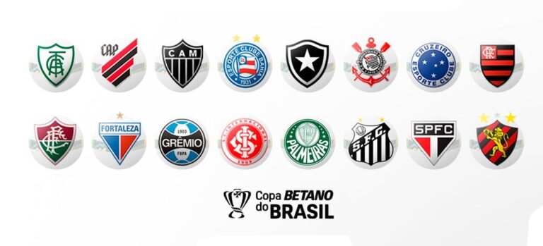 COPA DO BRASIL DE 2023. OITAVAS DE FINAL. JOGOS DE IDA. JOGOS DE VOLTA. AMÉRICA-MG X INTERNACIONAL-RS. SPORT-PE X SÃO PAULO-SP. ATHLETICO-PR X BOTAFOGO-RJ. FLUMINENSE-RJ X FLAMENGO-RJ. SANTOS-SP X BAHIA-BA. PALMEIRAS-SP X FORTALEZA-CE. ATLÉTICO-MG X CORINTHIANS-SP. GRÊMIO-RS. CRUZEIRO-MG.