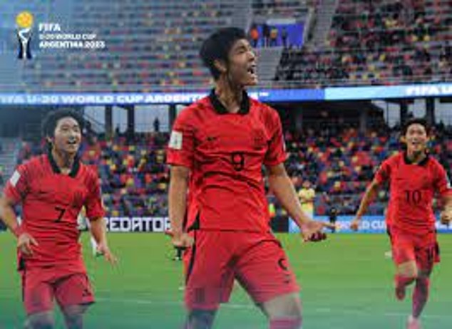 COPA DO MUNDO SUB-20 DE 2023. OITAVAS DE FINAL. JOGO ÚNICO. PARTIDA ÚNICA. COREIA DO SUL. CLASSIFICADA. EQUADOR. ELIMINADO. QUARTAS DE FINAL. NIGÉRIA. COREIA DO SUL. JOGO ÚNICO. PARTIDA ÚNICA.