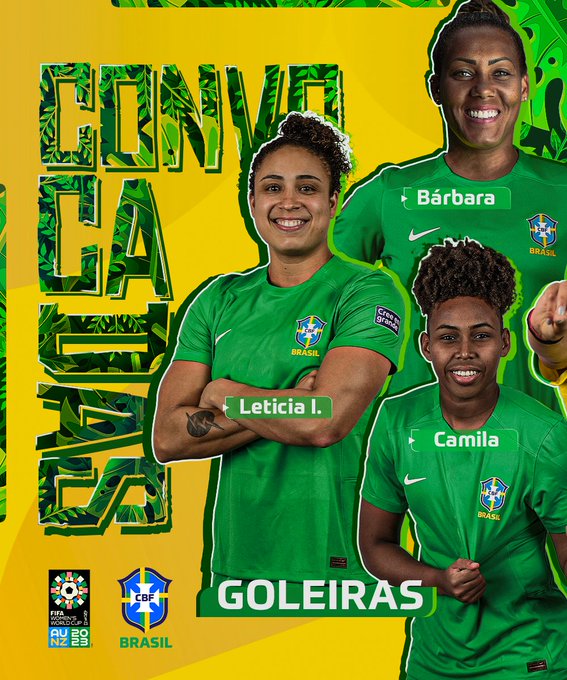 CONVOCAÇÃO DA SELEÇÃO BRASILEIRA DE FUTEBOL FEMININA. COPA DO MUNDO DE 2023.
