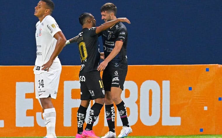 TAÇA LIBERTADORES DA AMÉRICA DE 2023. FASE DE GRUPOS. QUINTA RODADA. GRUPO E. INDEPENDIENTE DEL VALLE. EQUADOR. CORINTHIANS-SP. BRASIL.