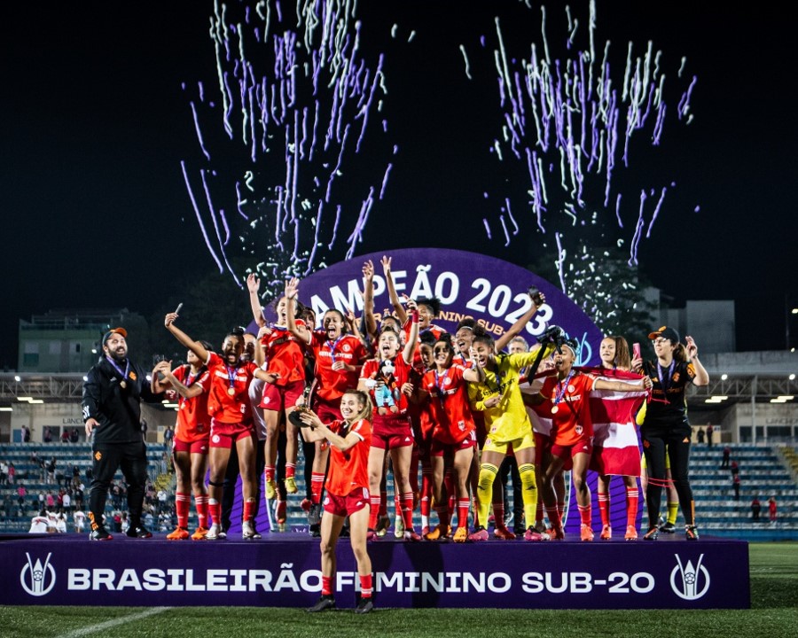 CAMPEONATO BRASILEIRO DE FUTEBOL FEMININO SUB-20 DE 2023. INTERNACIONAL-RS. CAMPEÃO.BICAMPEÃO. 2022. 2023. SÃO PAULO-SP. VICE-CAMPEÃO.