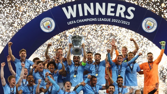LIGA DOS CAMPEÕES DA EUROPA. TEMPORADA 2022. 2023. FINAL. ISTAMBUL. TURQUIA. MACHESTER CITY. INGLATERRA. CAMPEÃO. INTERNAZIONALE DE MILÃO. ITÁLIA. VICE-CAMPEÃO.
