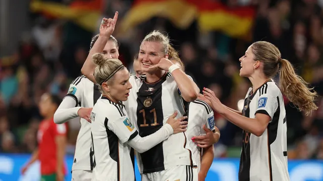 COPA DO MUNDO DE FUTEBOL FEMININO DE 2023. PRIMEIRA FASE. PRIMEIRA RODADA. GRUPO H. ALEMANHA. MARROCOS.