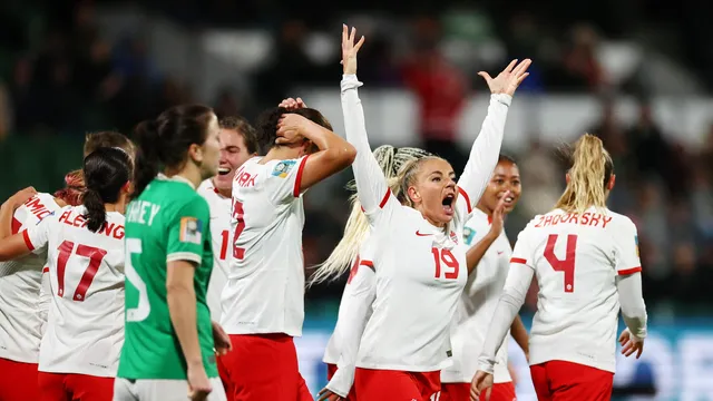 COPA DO MUNDO DE FUTEBOL FEMININO DE 2023. PRIMEIRA FASE. SEGUNDA RODADA. GRUPO B. CANADÁ. IRLANDA.
