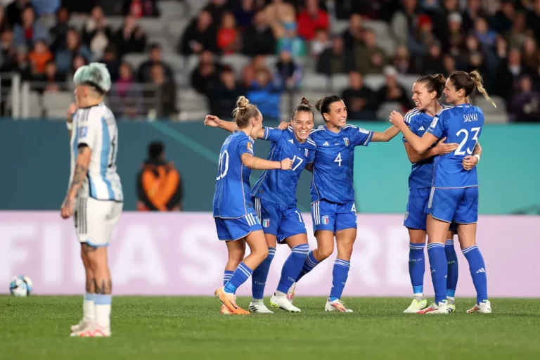 COPA DO MUNDO DE FUTEBOL FEMININO DE 2023. PRIMEIRA FASE. PRIMEIRA RODADA. GRUPO G. ITÁLIA. ARGENTINA.