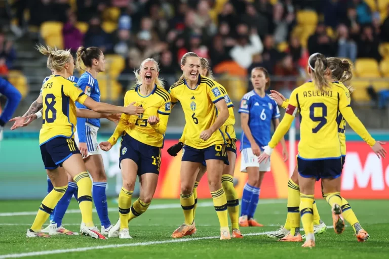 COPA DO MUNDO DE FUTEBOL FEMININO DE 2023. PRIMEIRA FASE. SEGUNDA RODADA. FASE DE GRUPOS. GRUPO G. SUÉCIA. ITÁLIA.