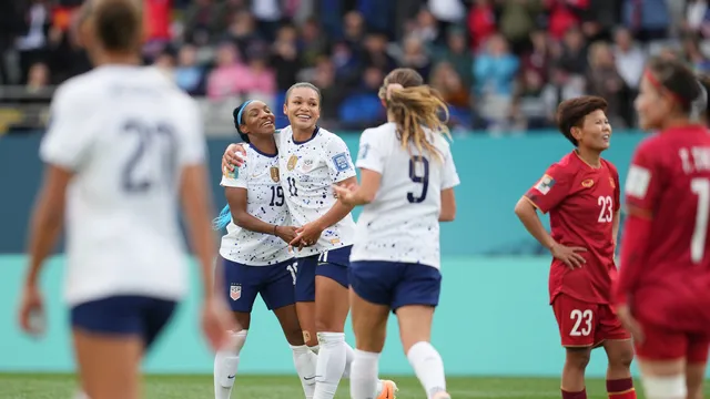 COPA DO MUNDO DE FUTEBOL FEMININO DE 2023. PRIMEIRA FASE. PRIMEIRA RODADA. GRUPO E. ESTADOS UNIDOS. VIETNÃ.