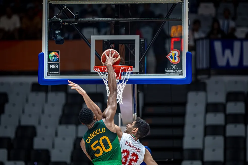 COPA DO MUNDO DE BASQUETE. PRIMEIRA FASE. FASE DE GRUPOS. GRUPO G. PRIMEIRA RODADA. BRASIL. IRÃ.