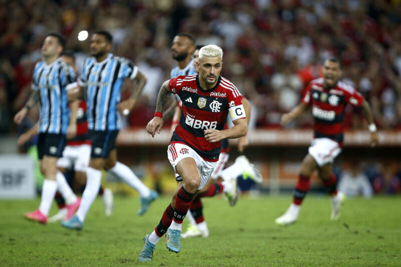 COPA DO BRASIL DE 2023. SEMIFINAL. JOGO DE VOLTA. FLAMENGO-RJ. CLASSIFICADO. GRÊMIO-RS. ELIMINADO. FINAL. JOGO DE IDA. JOGO DE VOLTA. PRIMEIRA PARTIDA. SEGUNDA PARTIDA. SÃ PAULO-SP. CONTRA. FLAMENGO-RJ.