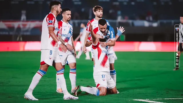 COPA SUL-AMERICANA DE 2023. OITAVAS DE FINAL. PRIMEIRO JOGO. JOGO DE IDA. LIBERTAD. PARAGUAI. FORTALEZA-CE. BRASIL.