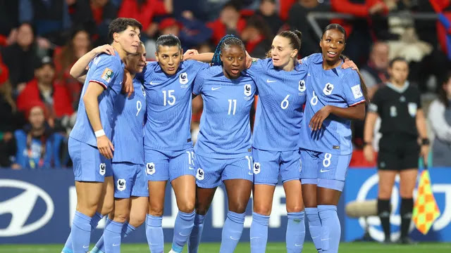 COPA DO MUNDO DE FUTEBOL FEMININO DE 2023. OITAVAS DE FINAL. JOGO ÚNICO. PARTIDA ÚNICA. FRANÇA. CLASSIFICADA. MARROCOS. ELIMINADO. QUARTAS DE FINAL. JOGO ÚNICO. PARTIDA ÚNICA. FRANÇA. CONTRA. AUSTRÁLIA.