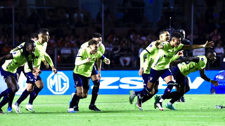 COPA SUL-AMERICANA DE 2023. QUARTAS DE FINAL. JOGO DE VOLTA. SEGUNDA PARTIDA. LDU. LIGA DEPORTIVA UNIVERSITÁRIA DE QUITO. EQUADOR. CLASSIFICADO.SÃO PAULO-SP. BRASIL. ELIMINADO. SEMIFINAL. PRIMEIRO JOGO. SEGUNDO JOGO. JOGO DE IDA. JOGO DE VOLTA. DEFENSA Y JUSTICIA. ARGENTINA. LDU. LIGA DEPORTIVA UNIVERSITÁRIA DE QUITO. EQUADOR.