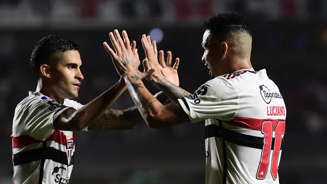COPA SUL-AMERICANA DE 2023. OITAVAS DE FINAL. JOGO DE VOLTA. SEGUNDA PARTIDA. SÃO PAULO-SP. BRASIL. CLASSIFICADO. SAN LORENZO. ARGENTINA. ELIMINADO. QUARTAS DE FINAL. JOGO DE IDA. JOGO DE VOLTA. PRIMEIRA PARTIDA. SEGUNDA PARTIDA. SÃO PAULO-SP. BRASIL. CONTRA. LDU. LIGA DEPORTIVA UNIVERSITÁRIA DE QUITO. EQUADOR. OU. ÑUBLENSE. CHILE.
