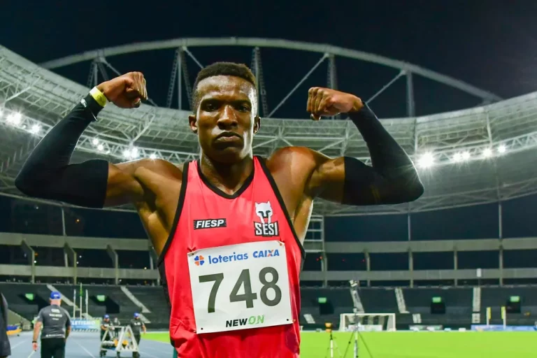 ATLETISMO. QUEBRA DE RECORDE. BRASIL. FELIPE BARDI. 100 METROS.