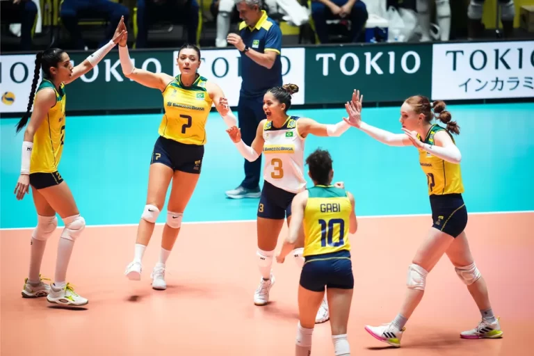 PRÉ-OLÍMPICO DE VÔLEI FEMININO DE 2023. PRIEMIRA FASE. SEXTA RODADA. BRASIL. BÉLGICA. GRUPO B. NO JAPÃO.