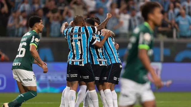 CAMPEONATO BRASILEIRO DA SÉRIE A DE 2023. PRIMEIRA FASE. VIGÉSIMA QUARTA RODADA. GRÊMIO-RS. PALMEIRAS-SP.
