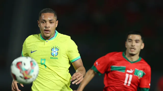 AMISTOSO INTERNACIONAL. MARROCOS. BRASIL. SELEÇÃO OLÍMPICA.