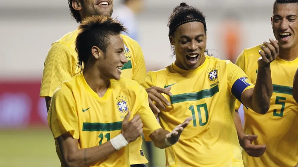 RECORDE NEYMAR. BRASIL. JOGOS EM BELÉM. 1990. CHILE. 1997. MARROCOS. 2005. VENEZUELA. 2011. ARGENTINA. CAMPEÃO. SUPERCLÁSSICO DAS AMÉRICAS.