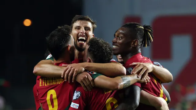 ELIMINATÓRIAS DA EUROCOPA DE 2024. PRIMEIRA FASE. GRUPO J. SEXTA RODADA. PORTUGAL. LUXEMBURGO. GOLEADA HISTÓRICA.